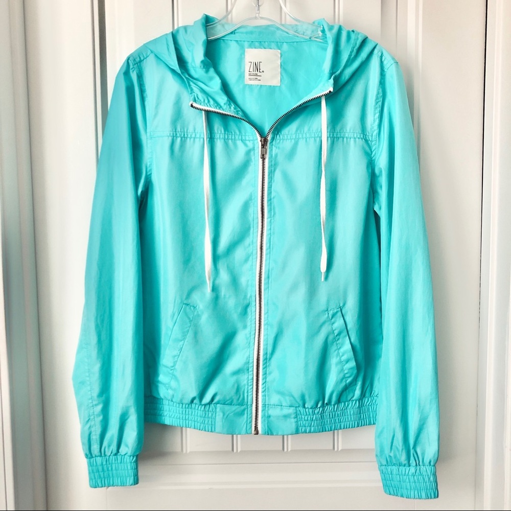 ZINE Turquoise Windbreaker size M